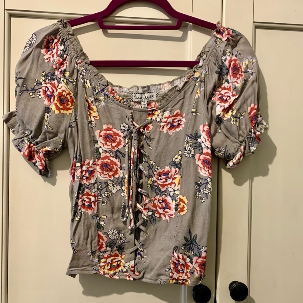 Floral Crop Top